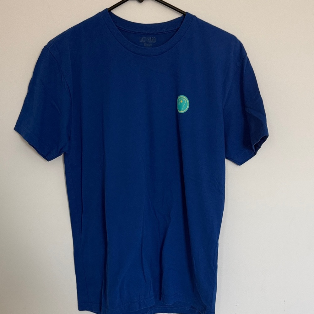 Lax So Hard Men's Royal Blue Short-Sleeve Logo T-Shirt